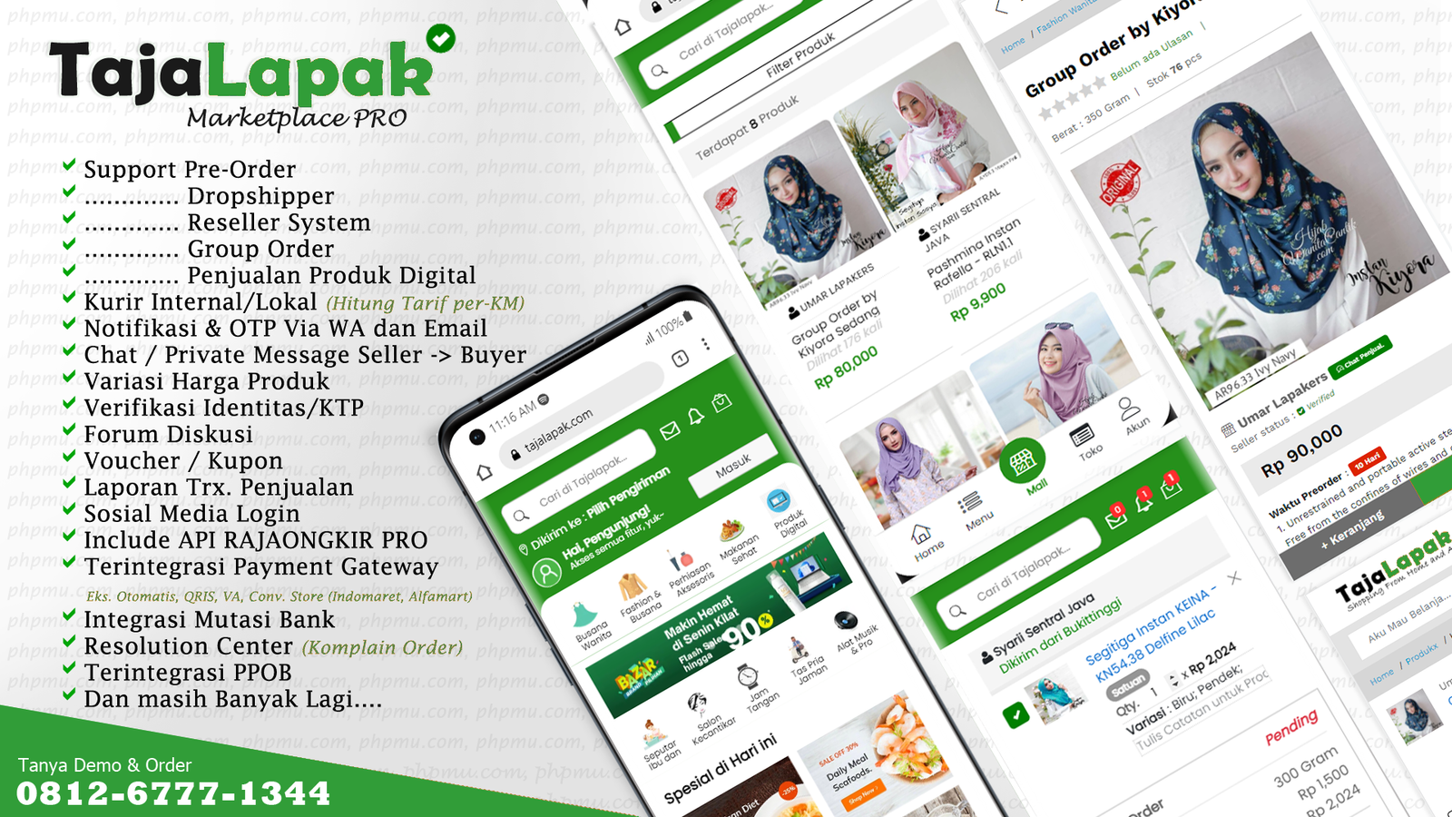 Gambar produk Source code Tajalapak marketplace