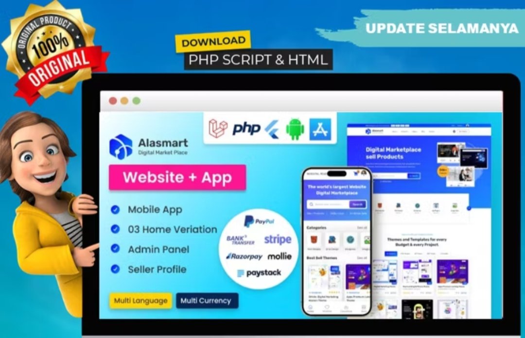 Gambar produk Theme Alasmart wordpress
