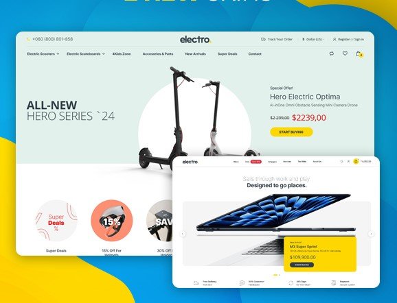 Gambar produk theme wordpress Electro Electronics Store WooCommerce