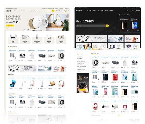 Gambar produk theme wordpress Electro Electronics Store WooCommerce
