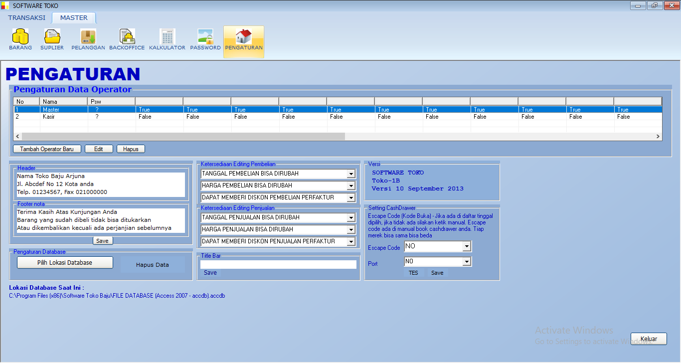 Gambar produk software kasir b2b komputer laptop